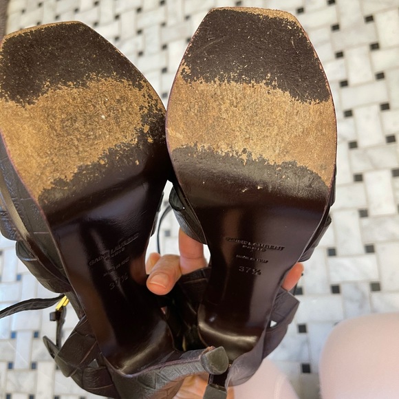 Ysl tribute croc heels - Picture 3 of 4